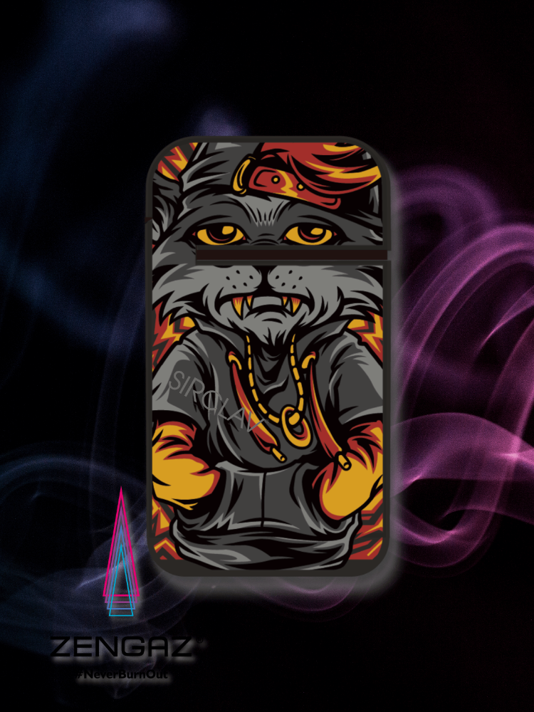 Lighter Zengaz ZL-13 jet flame Rap Cat