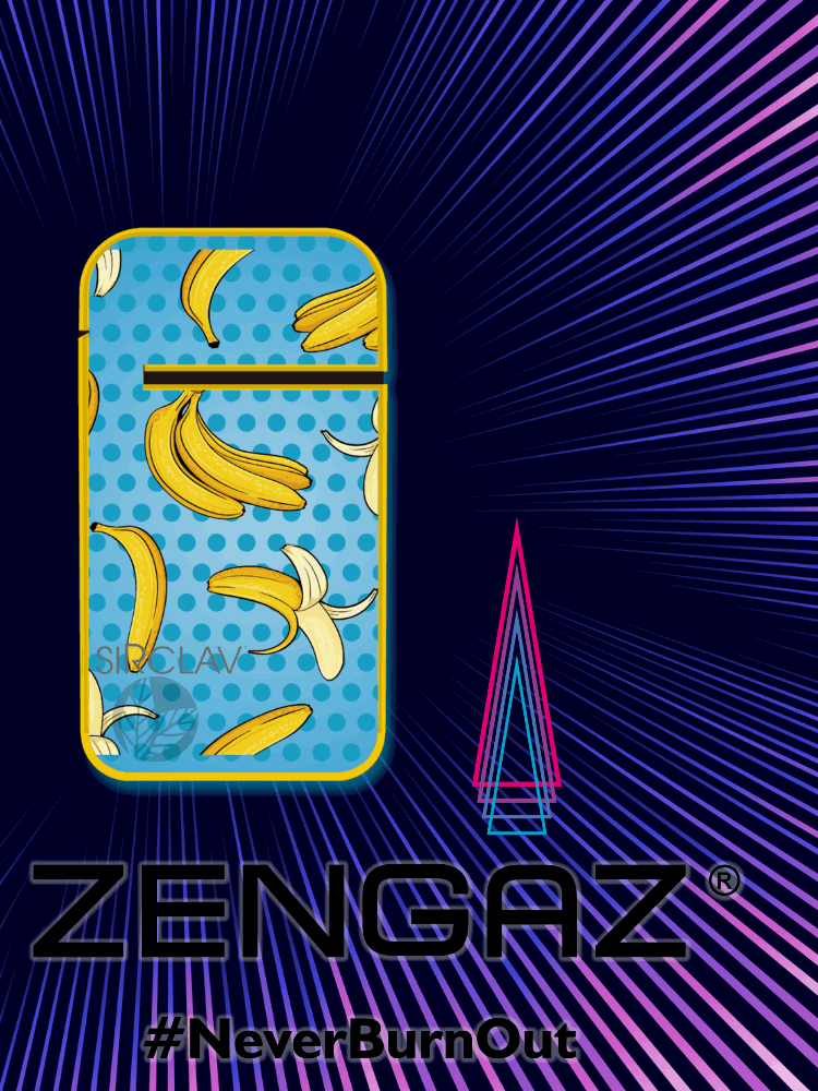 Soplete tipo mechero Zengaz ZL-13 Bananas divertido y fácil de usar.