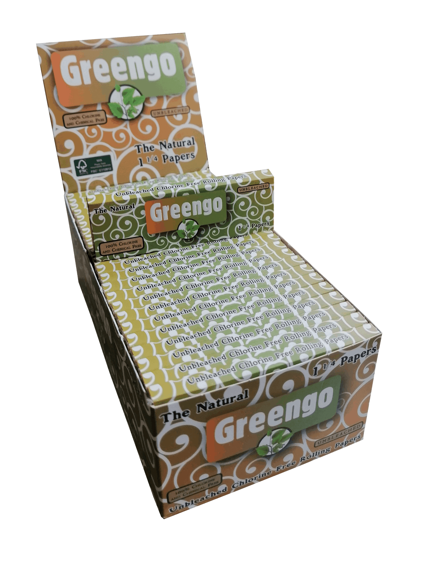 Papeles Greengo ultra delgados – papel marrón sustentable para fumar en Colombia