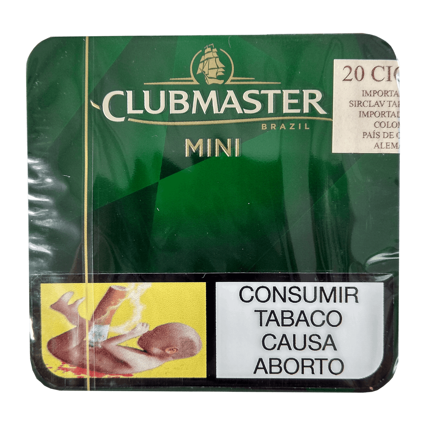 Mini Cigarros Clubmaster Brazil 🌱