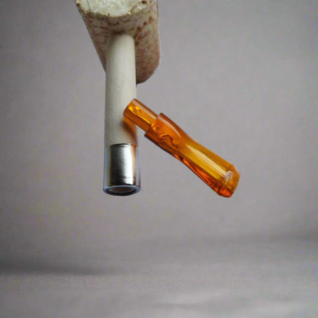 pipa anillo metálico boquilla corta con refuerzo de metal