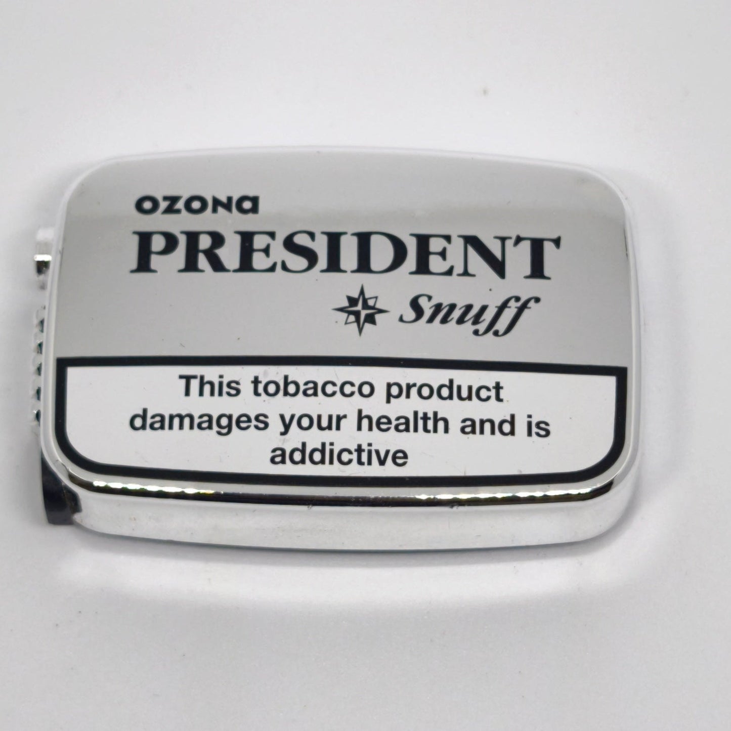 Contenido del Snuff Ozona President – Rape Tabaco alemán de inhalar con aroma mentolado intenso