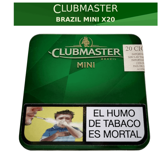 Tabaco Minicigarros Clubmaster Brazil