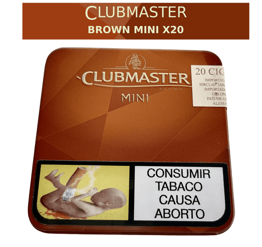 Mini Cigarros Clubmaster Brown Chocolate 🍫