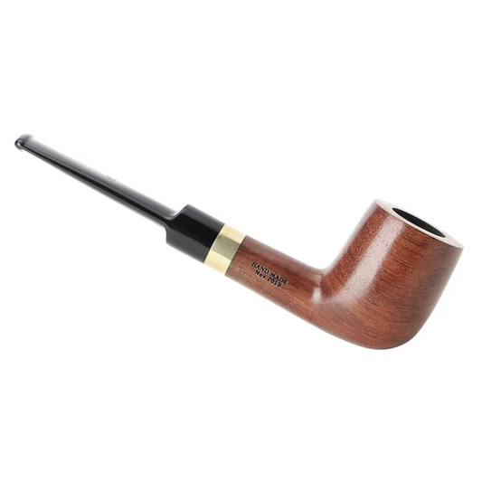 Pipa de madera de pera para fumar tabaco artesanal en Colombia.