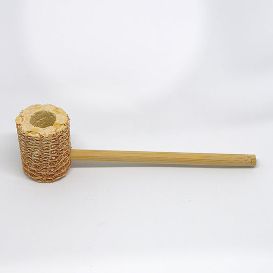 pipa clásica de maíz estilo viejo oeste
