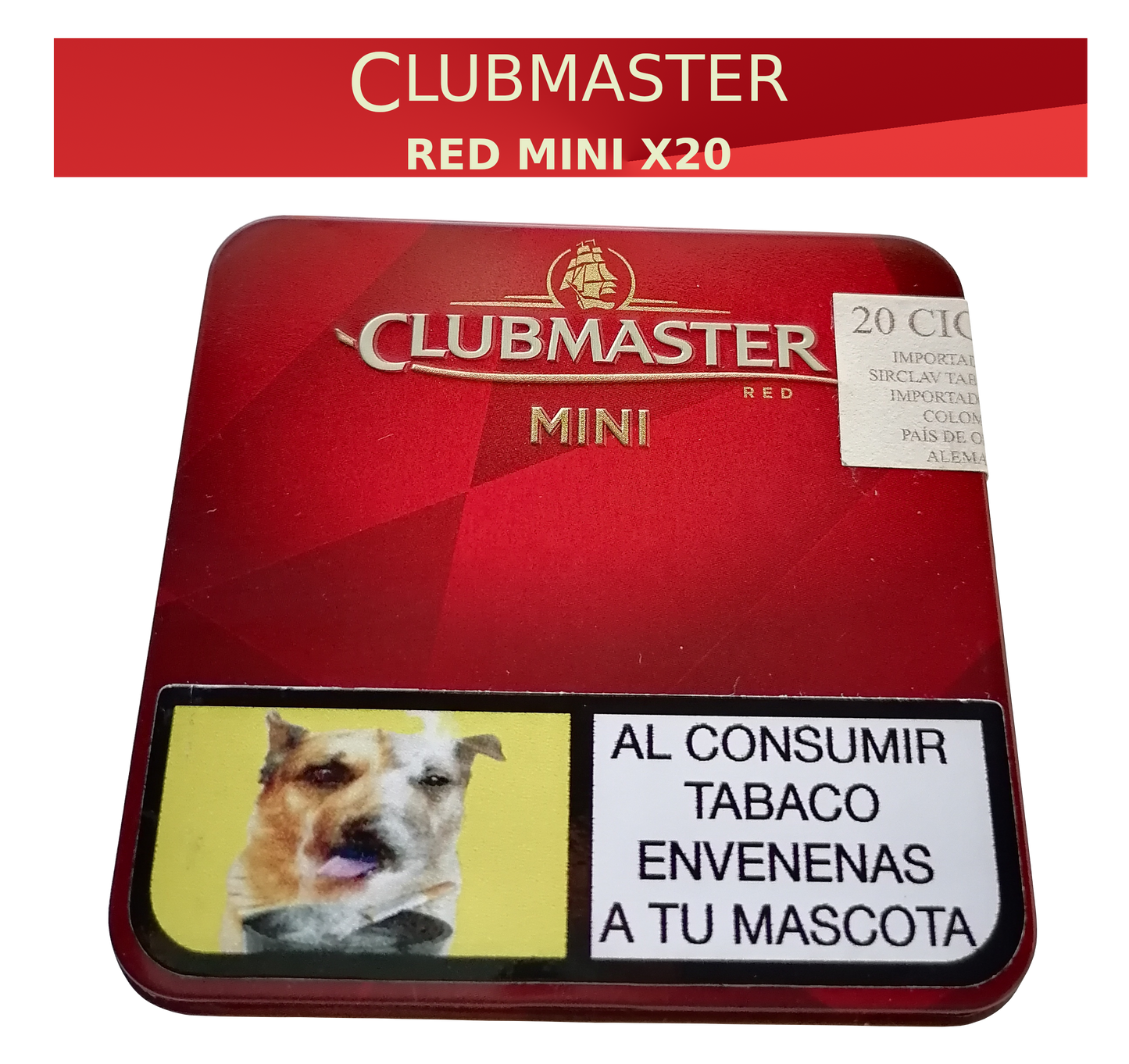 Tabaco Minicigarros Clubmaster Red Vainilla