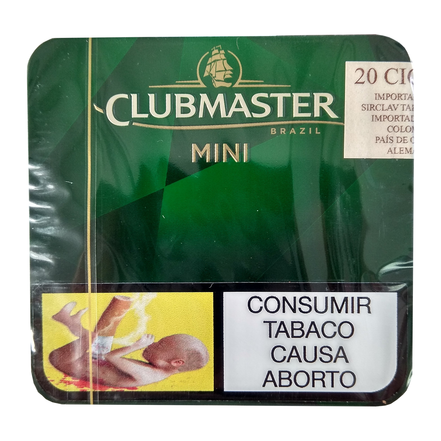 Mini Cigarros Clubmaster Brazil 🌱