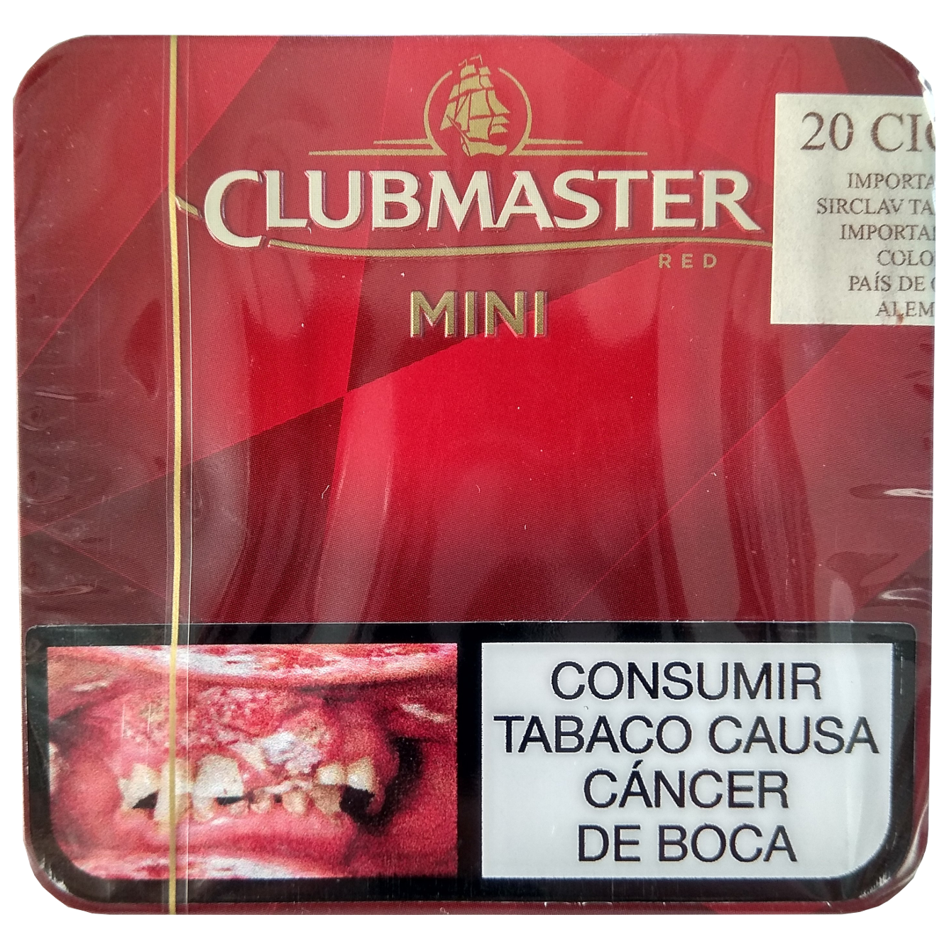 Mini Cigarros Clubmaster Red Vainilla 🍨